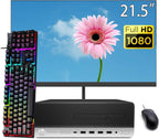 HP HP EliteDesk 800 G3 ProDesk 600 G3 Desktop PC Set, Intel Quad i5-6500,16GB RAM