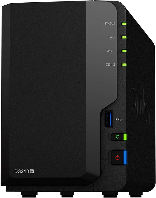 Synology DS218+ 2-Bay NAS Enclosure (Diskless)