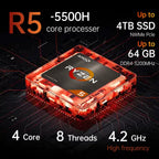 Lenovo 82K202D4AD IdeaPad 3 Pro Ryzen 5 RTX 2050 Gaming Laptop Bundle