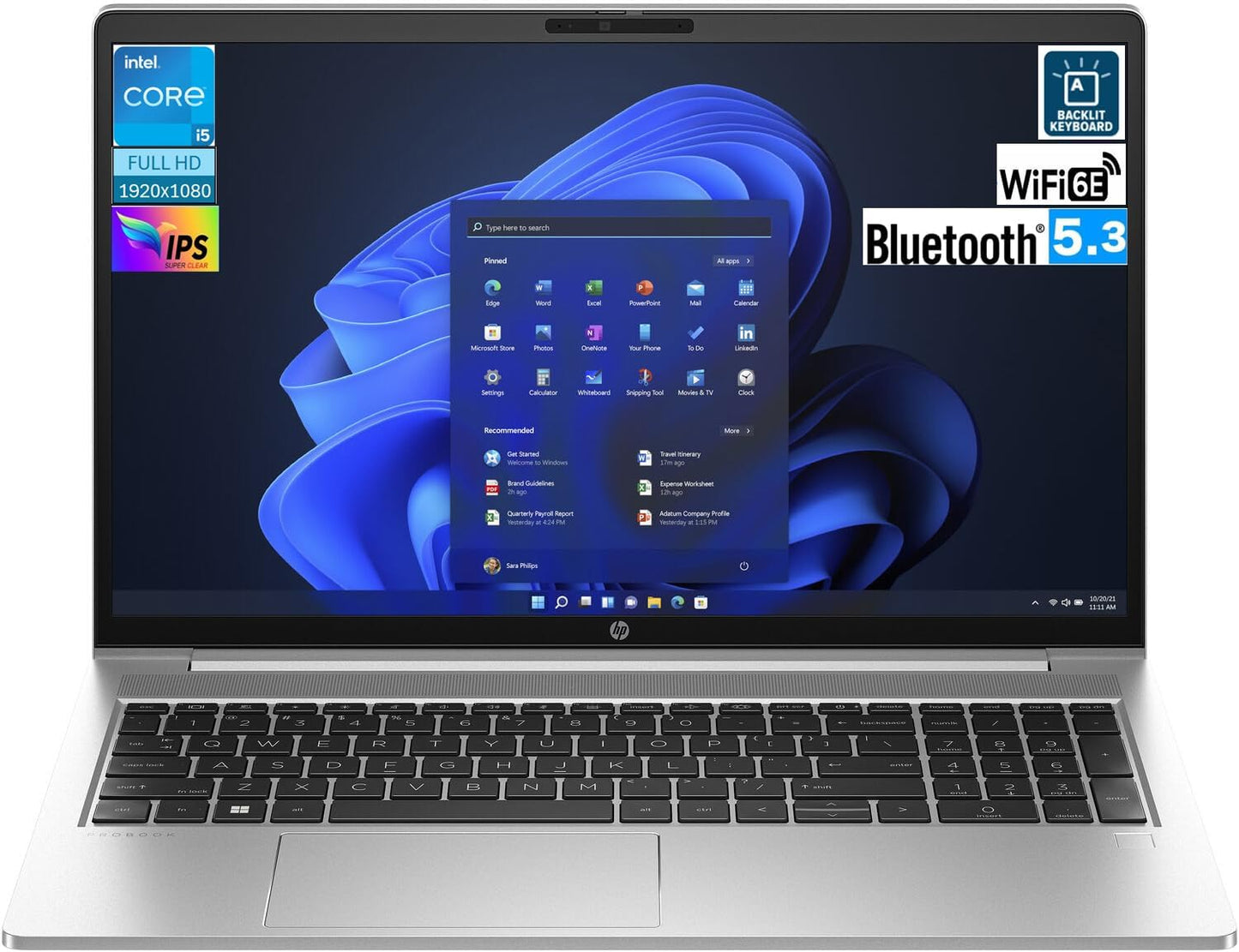 HP 9B9D3EA#BH5 ProBook i5 Laptop 1TB SSD Win11