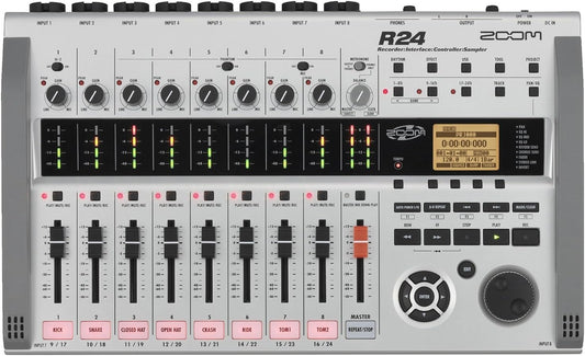 Zoom R24 24-Track Recorder Interface Controller Sampler