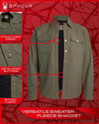 Spyder Men's Softshell Shirt Jacket Fleece Lined