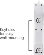 GE DFTQ-R187 6-Outlet Surge Protector 4-Pack, 20Ft Cord