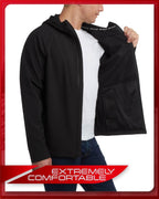 Spyder Softshell Men's Lightweight Water-Resistant Hooded Jacket