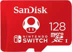 SanDisk SDSQXAO-128G-GNCZN 128GB Nintendo Switch Micro SD Card Bundle