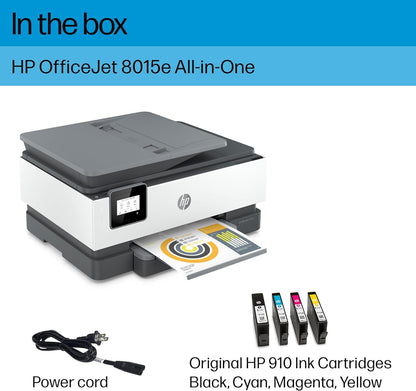 HP OfficeJet 8015e Wireless Color Printer - Instant Ink