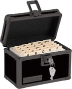 Vaultz VZ00315 Locking Index Card File - 3x5 Holds 350