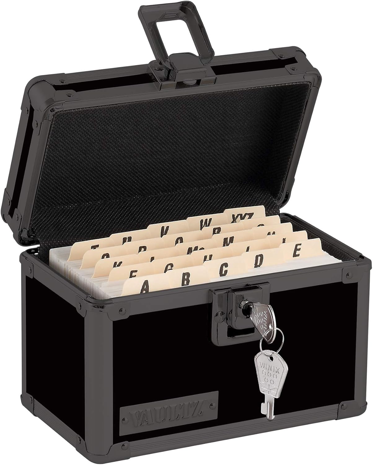 Vaultz VZ00315 Locking Index Card File - 3x5 Holds 350