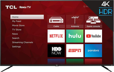 TCL 75S425B 75-Inch 4-Series Roku 4K Ultra HD TV Recertified