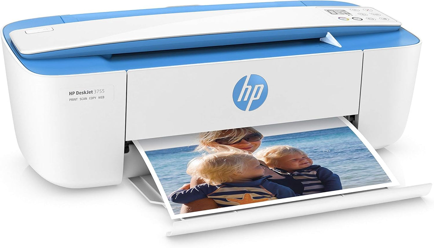 HP DeskJet 3755 Wireless All-in-One Printer Renewed