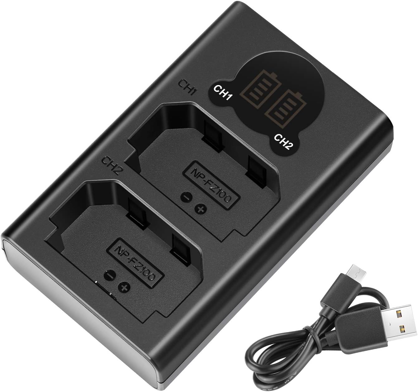 Neewer 10094397 Dual USB Charger NP-FZ100