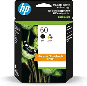HP N9H63FN#140 60 Black/Tri-Color Ink Cartridge 2-Pack
