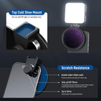 Neewer 10103674 67mm ND2-ND32 Phone Lens Filter Kit