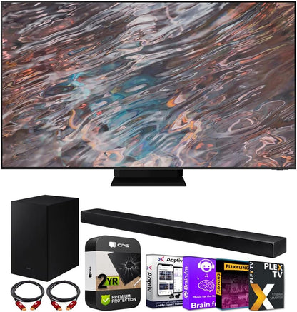 Samsung E18SAMQN85QN800A 85-Inch Neo QLED 8K TV Bundle
