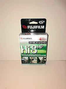 Fujifilm 23028128 HI 8 P6-120 Video Cassette Tapes 4-Pack