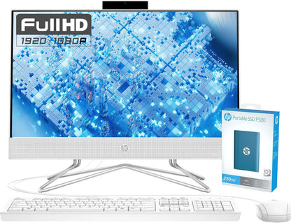 HP All-in-One 21.5" FHD Desktop Celeron 1TB SSD & SSD