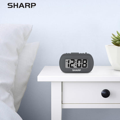 Sharp SPC483CAMZ Digital Alarm Clock Battery Operated