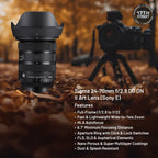 Sigma SIG57A965-KIT3 24-70mm f2.8 Sony E-Mount Lens Bundle
