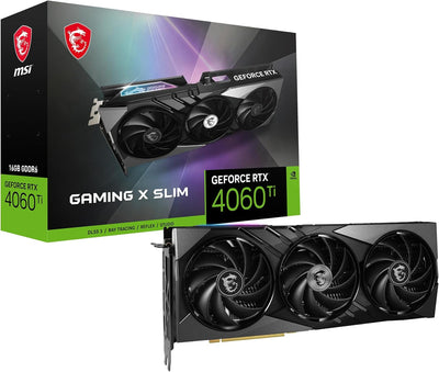 MSI GeForce RTX 4060 Ti GAMING X SLIM 16G - Graphics Card