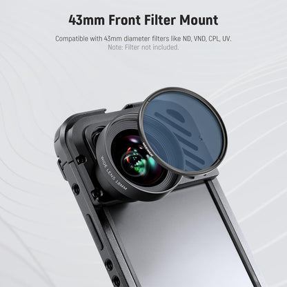 Neewer 10103183: 18mm HD Wide Angle Phone Lens, 17mm Thread