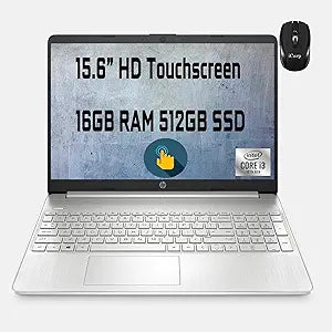 HP Laptop 15.6" HD Touchscreen i3-1005G1 Business Laptop