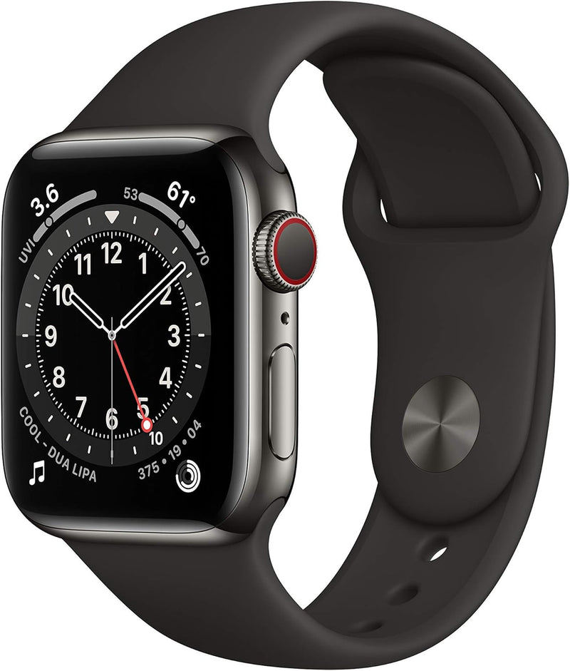 Apple Series 6 40mm Graphite Stainless Steel Watch — main product image