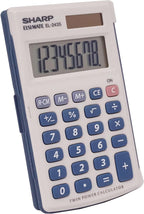 Sharp EL243SB 8-Digit Pocket Calculator Solar Powered