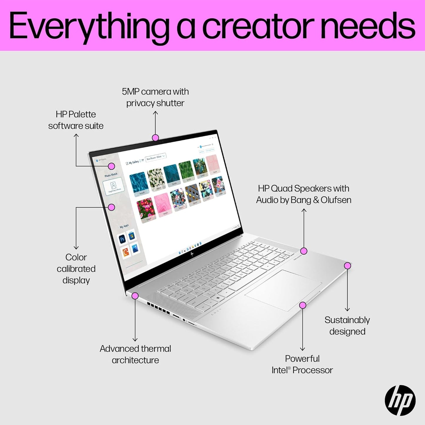 HP HP Envy 16" 2.5K Touch Laptop - i9-13900H, RTX 4060, 32GB, 1TB