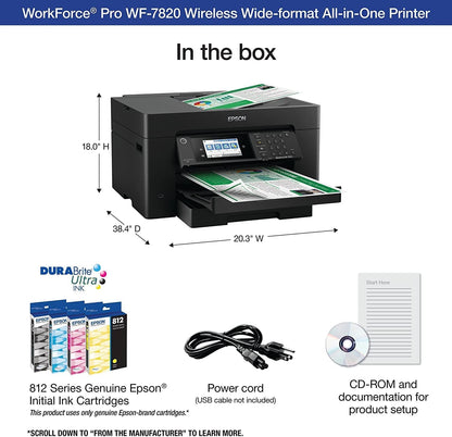 Epson WF-7820 Workforce Pro Wide-Format Color Printer