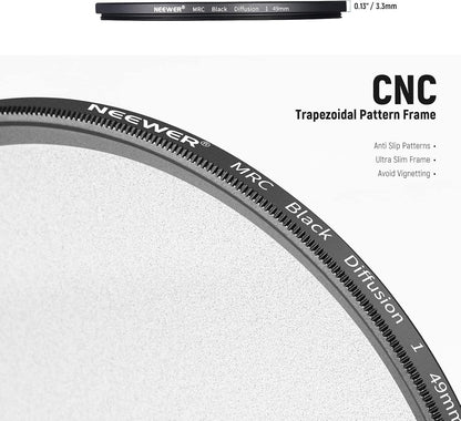 Neewer 10101591 49mm Black Diffusion Cinematic Filter