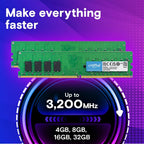 Crucial CT2K8G4DFS824A RAM 16GB DDR4 2400 MHz Desktop Memory