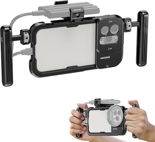 Neewer 90100968 Pro Max Phone Cage - Video Rig with Handles