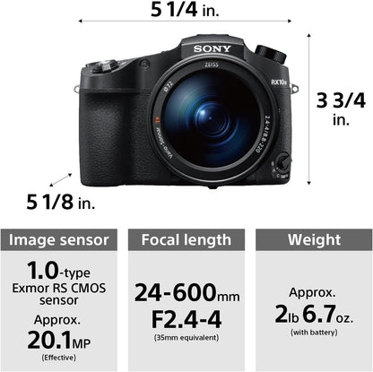 Sony DSCRX10M4 Cyber-Shot RX10 IV 25x Zoom Camera