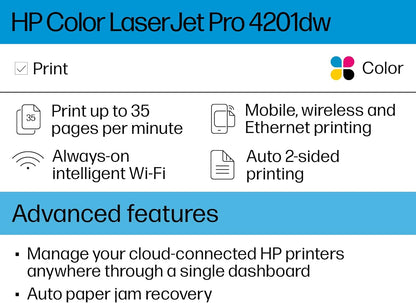 HP 4200 Color LaserJet Pro Wireless Laser Printer
