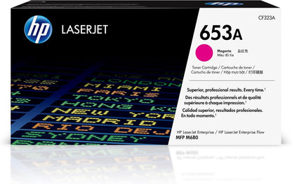 HP CF323A 653A Magenta Toner Cartridge LaserJet