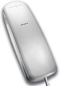 RCA 1103-1WTGA Slim-Line Corded Landline Telephone - White