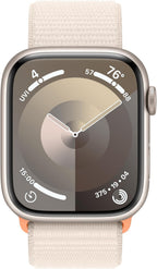 Apple MR983LW/A - Watch Series 9 [GPS 45mm] - Starlight Aluminum, Sport Loop