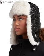 Spyder L QUILTD TRAPPER HAT Women's Faux Fur Ushanka