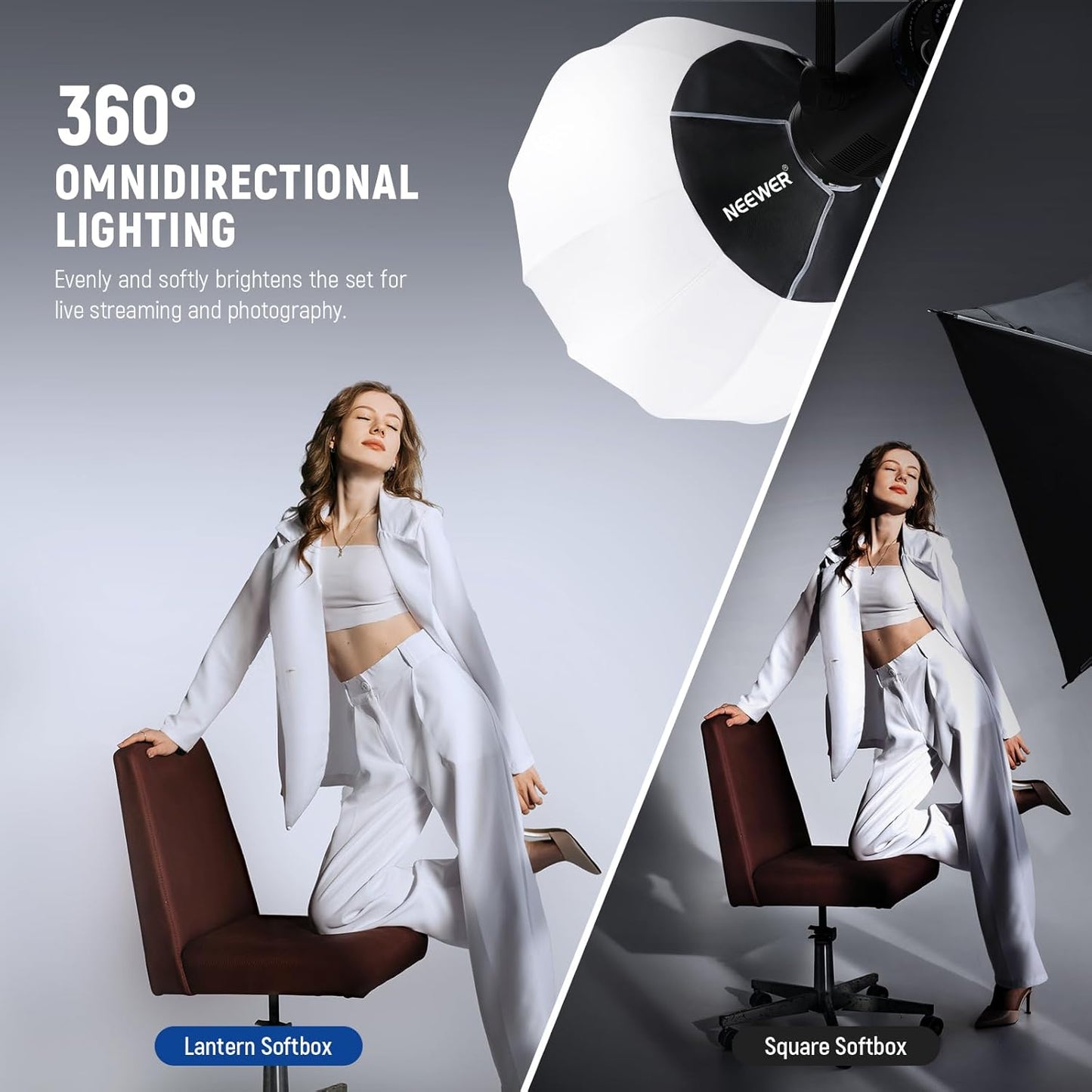 NEEWER NS20L 20" Lantern Softbox Quick Release Bowens Mount