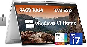 HP Envy x360 Touch Laptop i7 64GB 2TB SSD — main product image