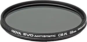 Hoya XEVA-55CPL Evo Antistatic Circular Polarizer Filter - 55mm