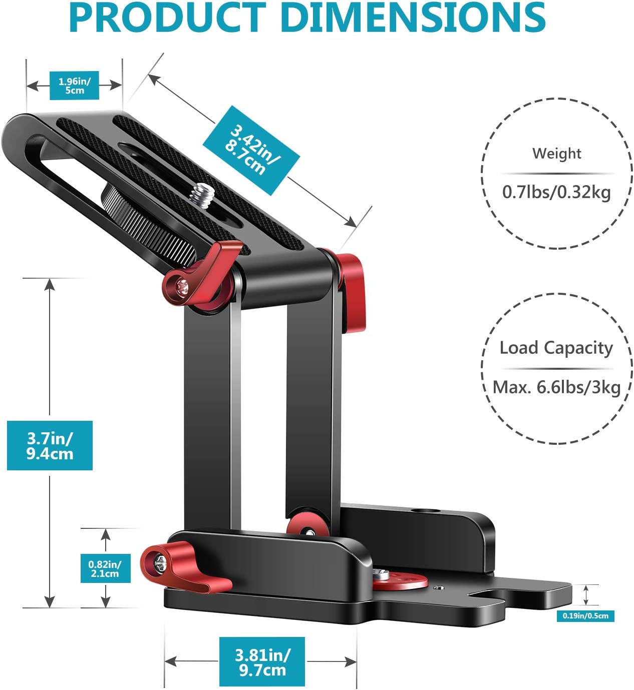 Neewer 10096166 Z-Flex Tilt Head Tripod