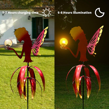 AOC FZ0000R 55-Inch Solar LED Fairy Wind Spinner