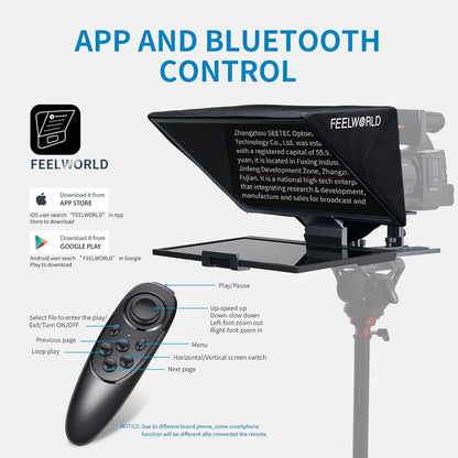FEELWORLD TP16 16" Folding Tablet Teleprompter