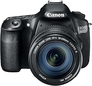 Canon 4460B016 EOS 60D DSLR 18-200mm IS Lens