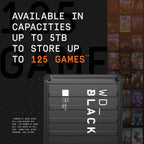 Western Digital WDBA3A0050BBK-WESN-cr 5TB Game Drive Renewed