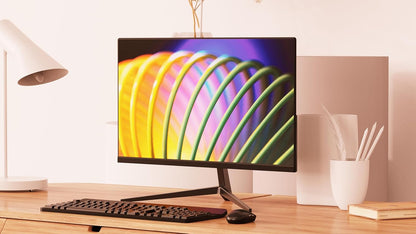 Lenovo ThinkCentre M715q Tiny Desktop PC with 23.8" FHD Monitor (Renewed)