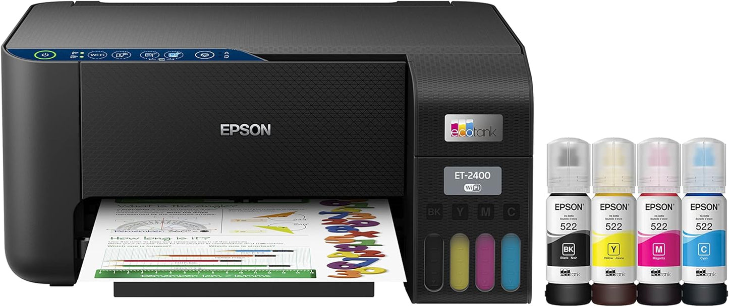Epson EcoTank Wireless ET-2850 and ET-2400 All-in-One Printer Combo