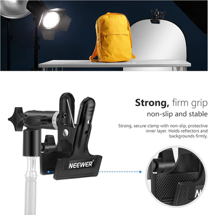 NEEWER 10100395 Heavy Duty Reflector Clamp Holder