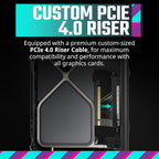 Cooler Master NR100-ZNNN85-SL0 NCORE 100 MAX ITX PC Case - Bronze